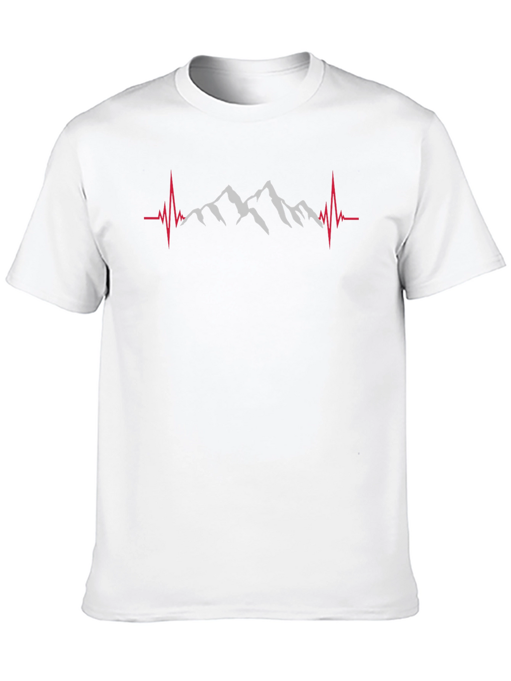 Mountain Heartbeat Graphic Tee - Adventure Awaits