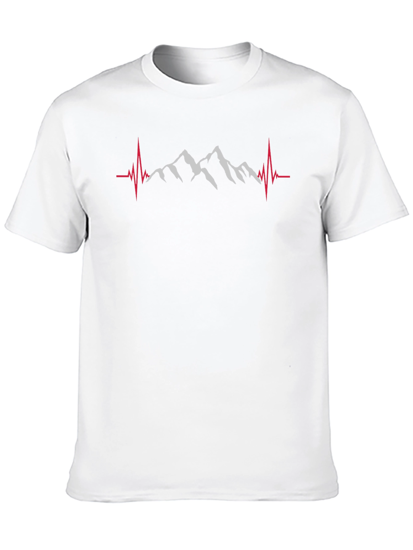 Mountain Heartbeat Graphic Tee - Adventure Awaits