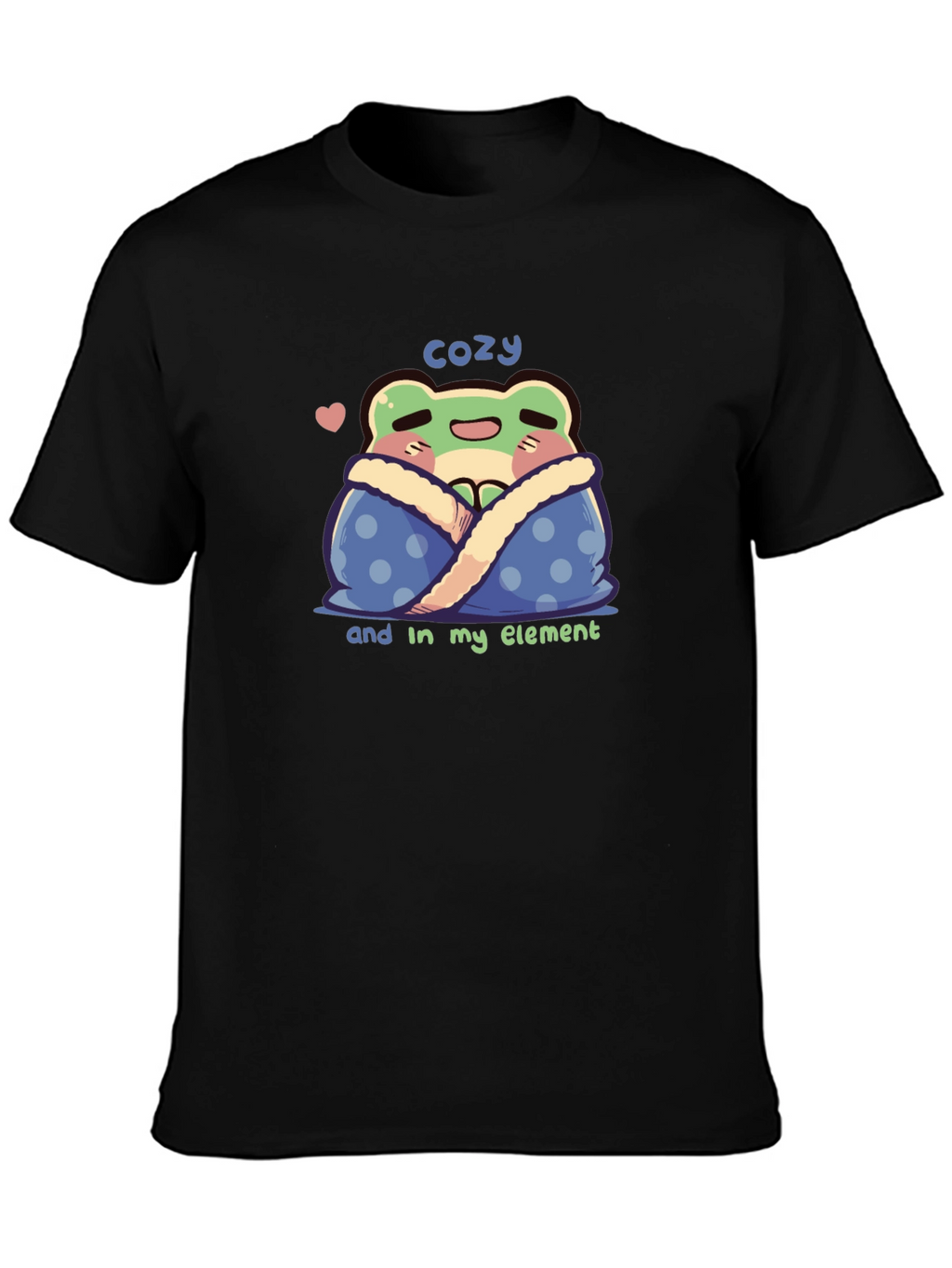 Cozy Frog T-Shirt - Cute Kawaii Style
