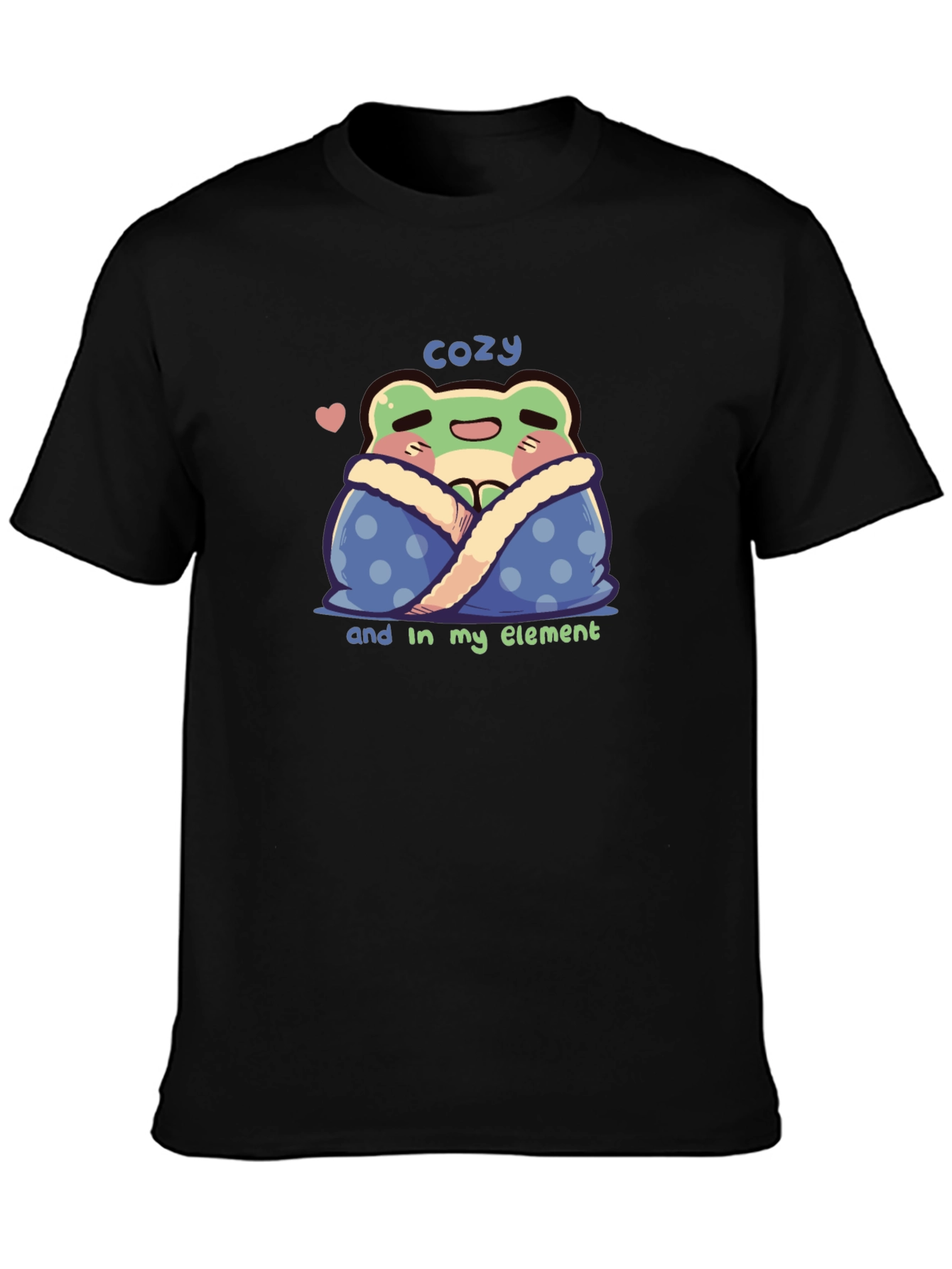 Cozy Frog T-Shirt - Cute Kawaii Style