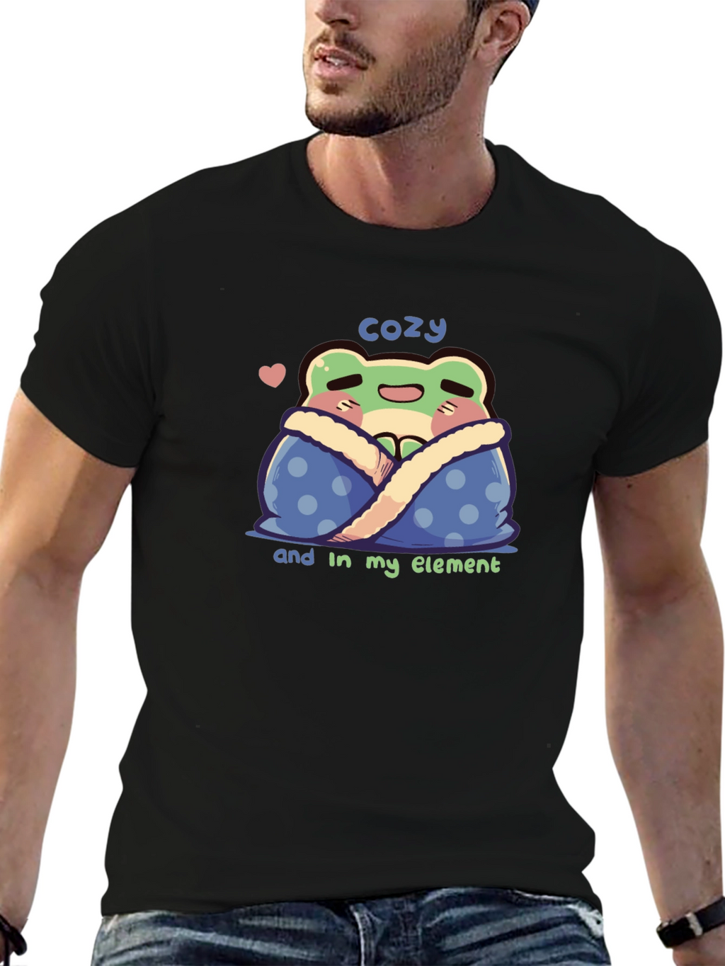 Cozy Frog T-Shirt - Cute Kawaii Style