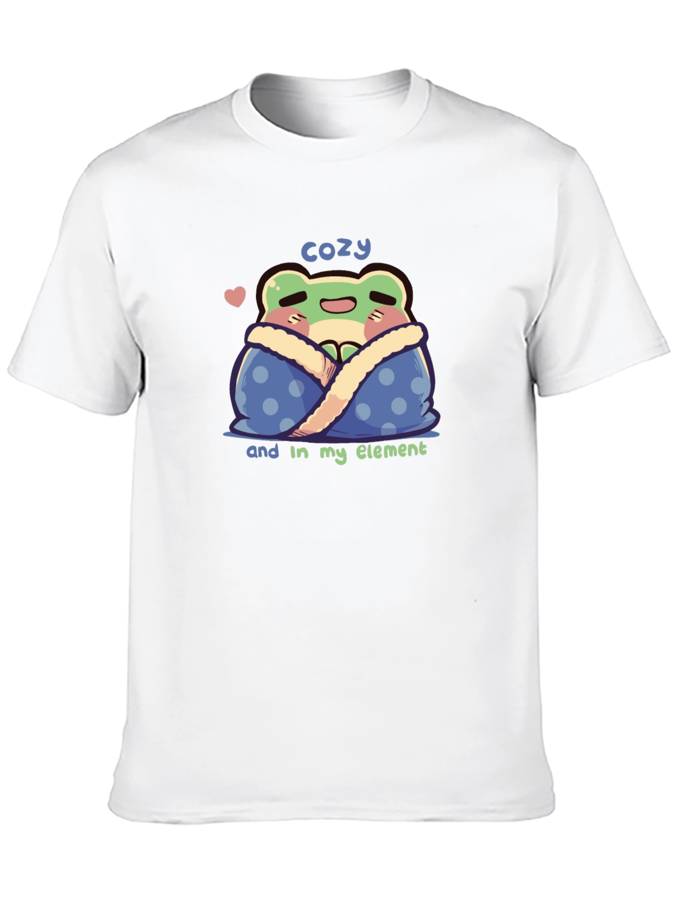 Cozy Frog T-Shirt - Cute Kawaii Style