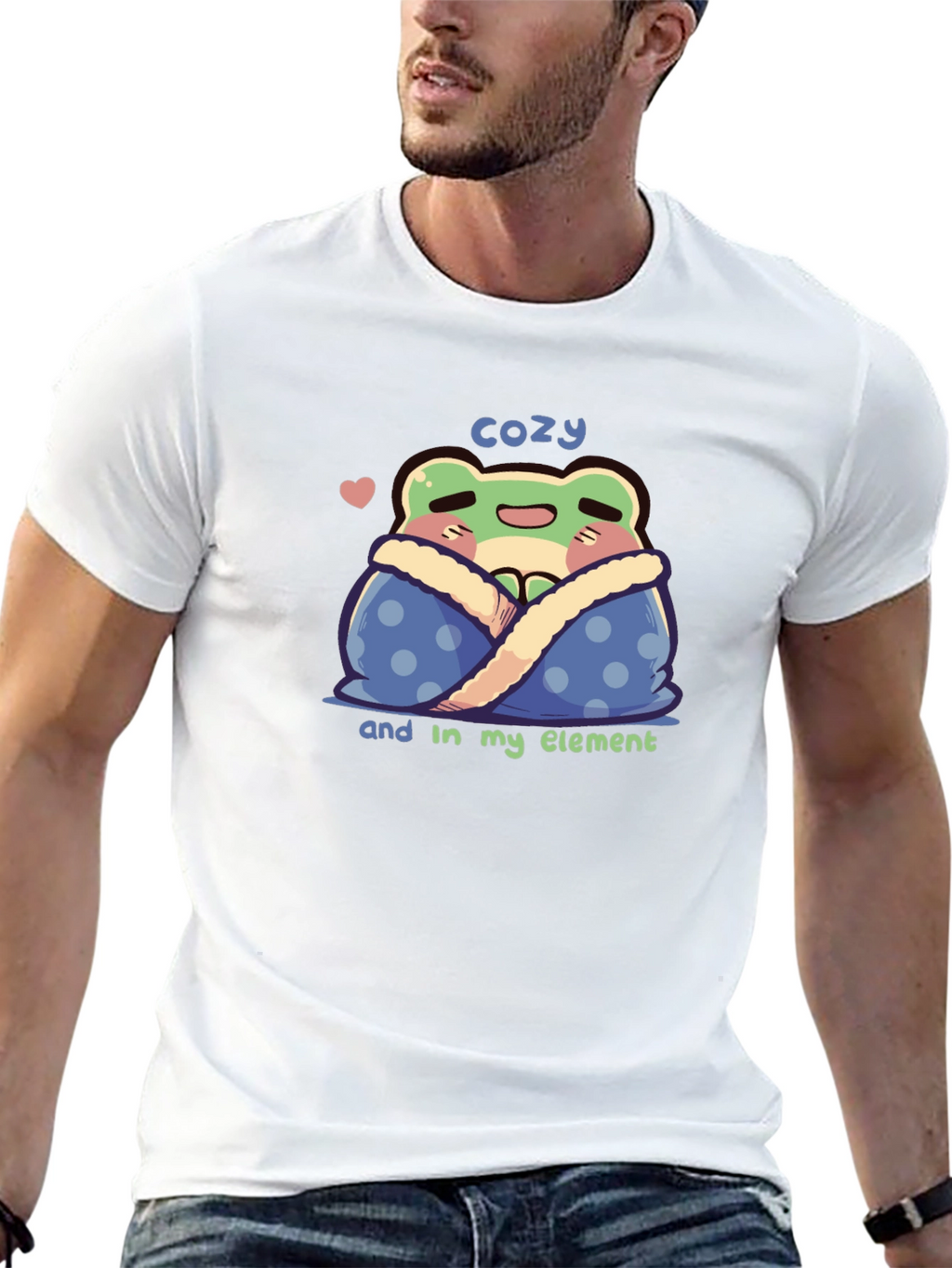 Cozy Frog T-Shirt - Cute Kawaii Style