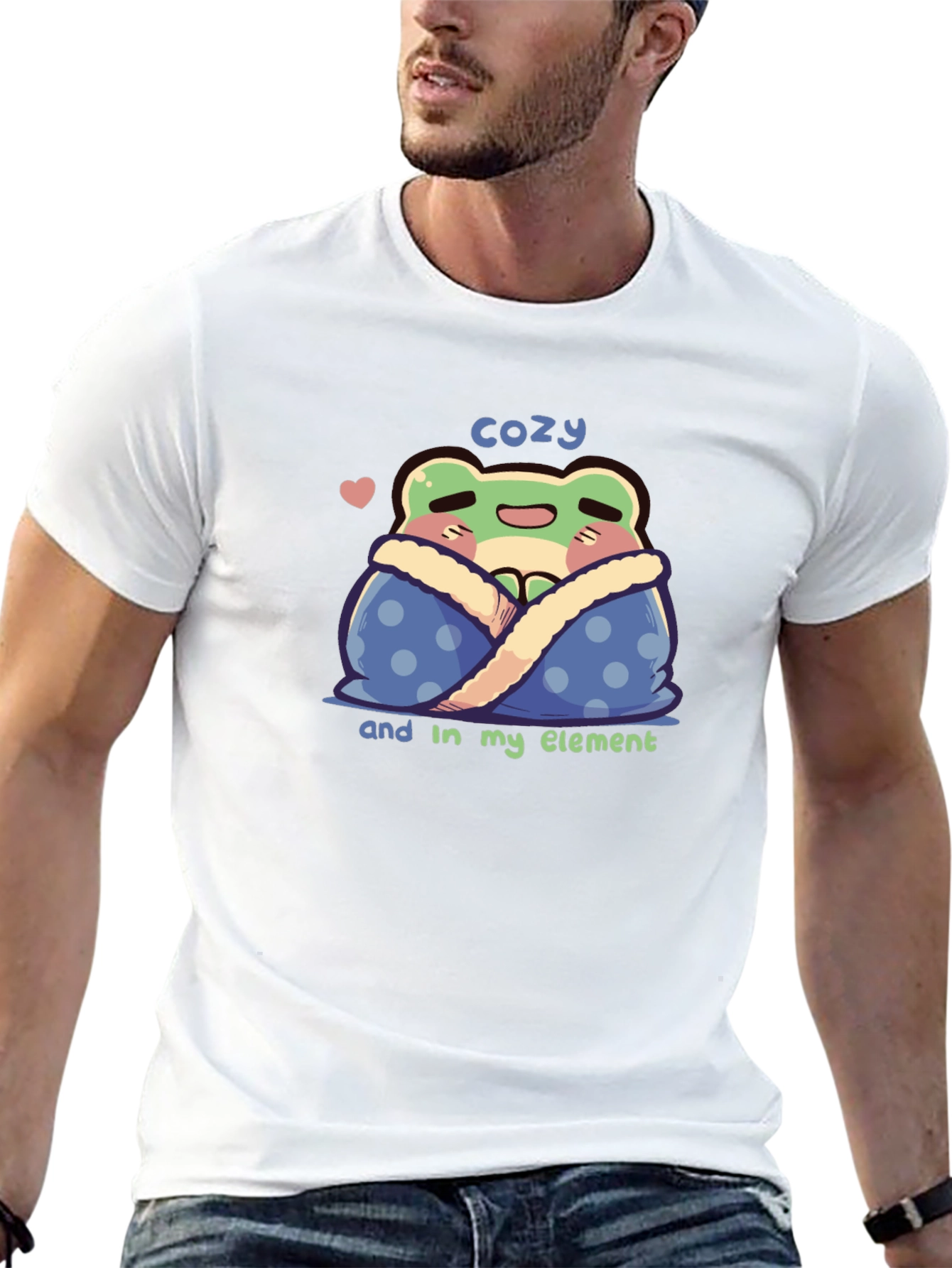 Cozy Frog T-Shirt - Cute Kawaii Style