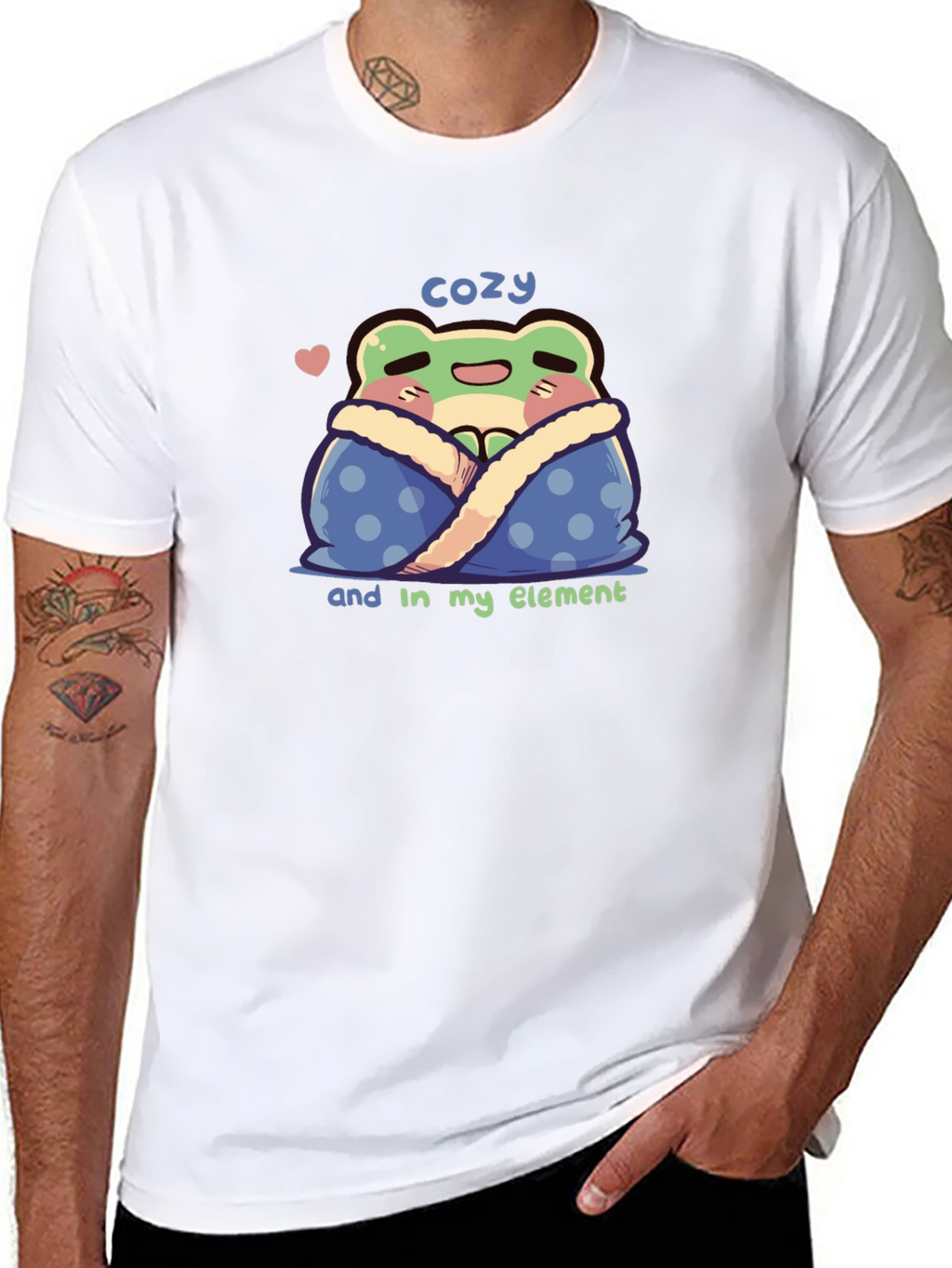 Cozy Frog T-Shirt - Cute Kawaii Style