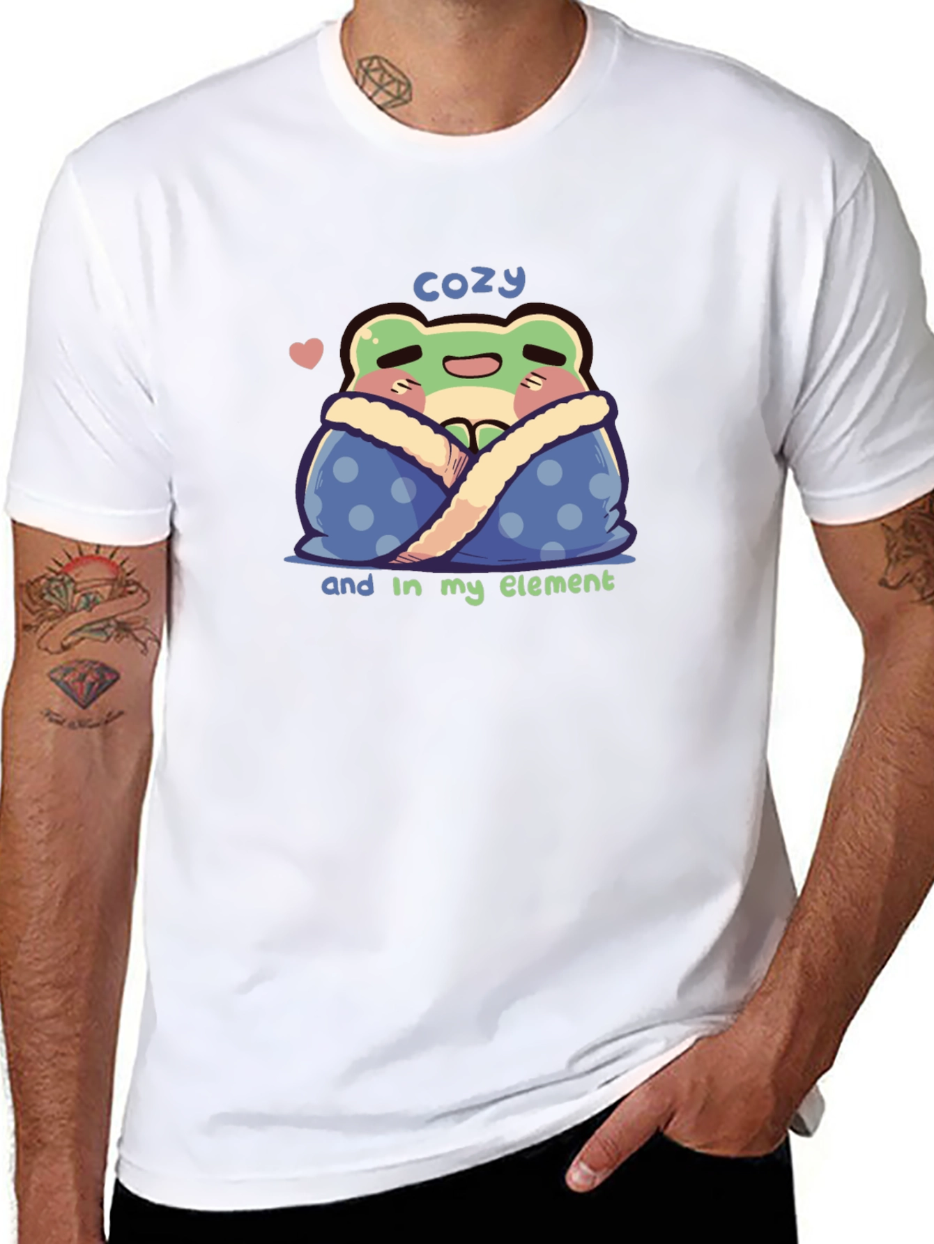 Cozy Frog T-Shirt - Cute Kawaii Style