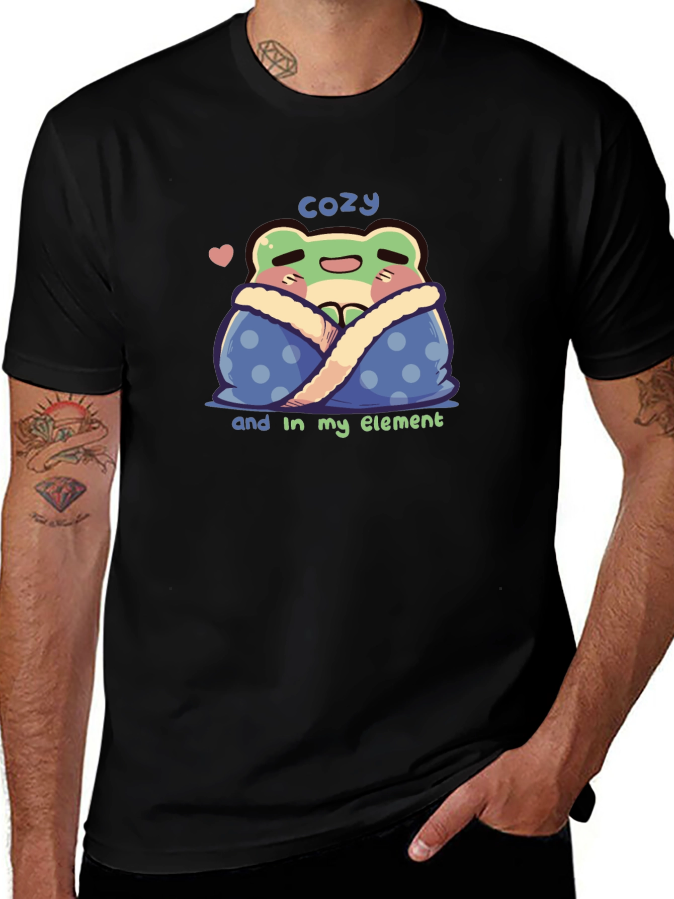 Cozy Frog T-Shirt - Cute Kawaii Style