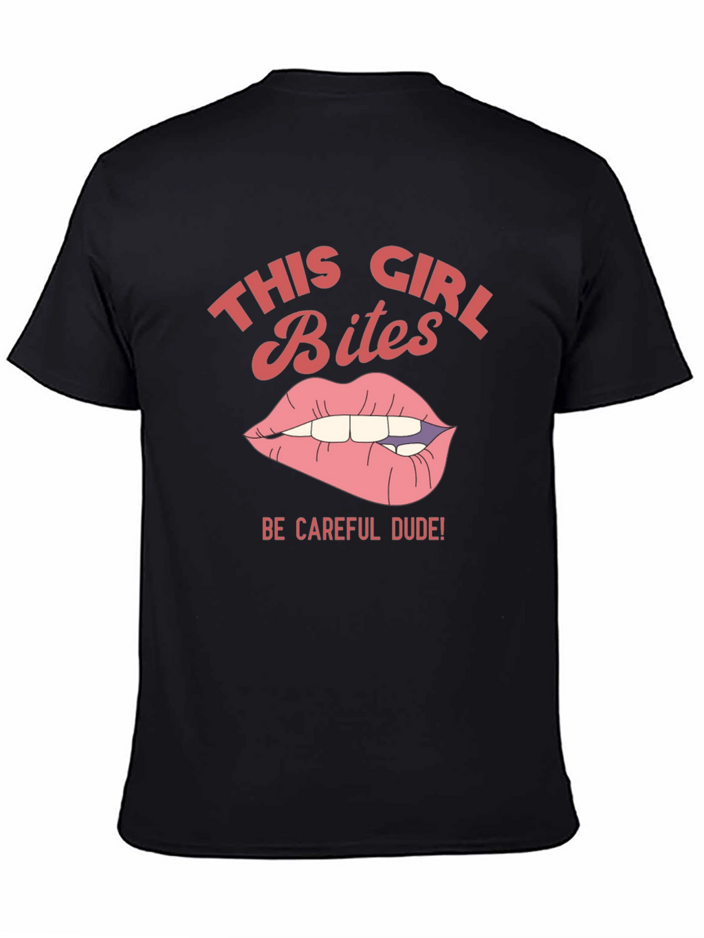 This Girl Bites Graphic T-Shirt - Caution Advised!