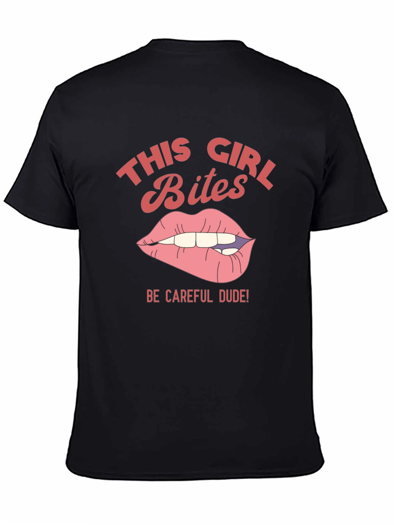 This Girl Bites Graphic T-Shirt - Caution Advised!