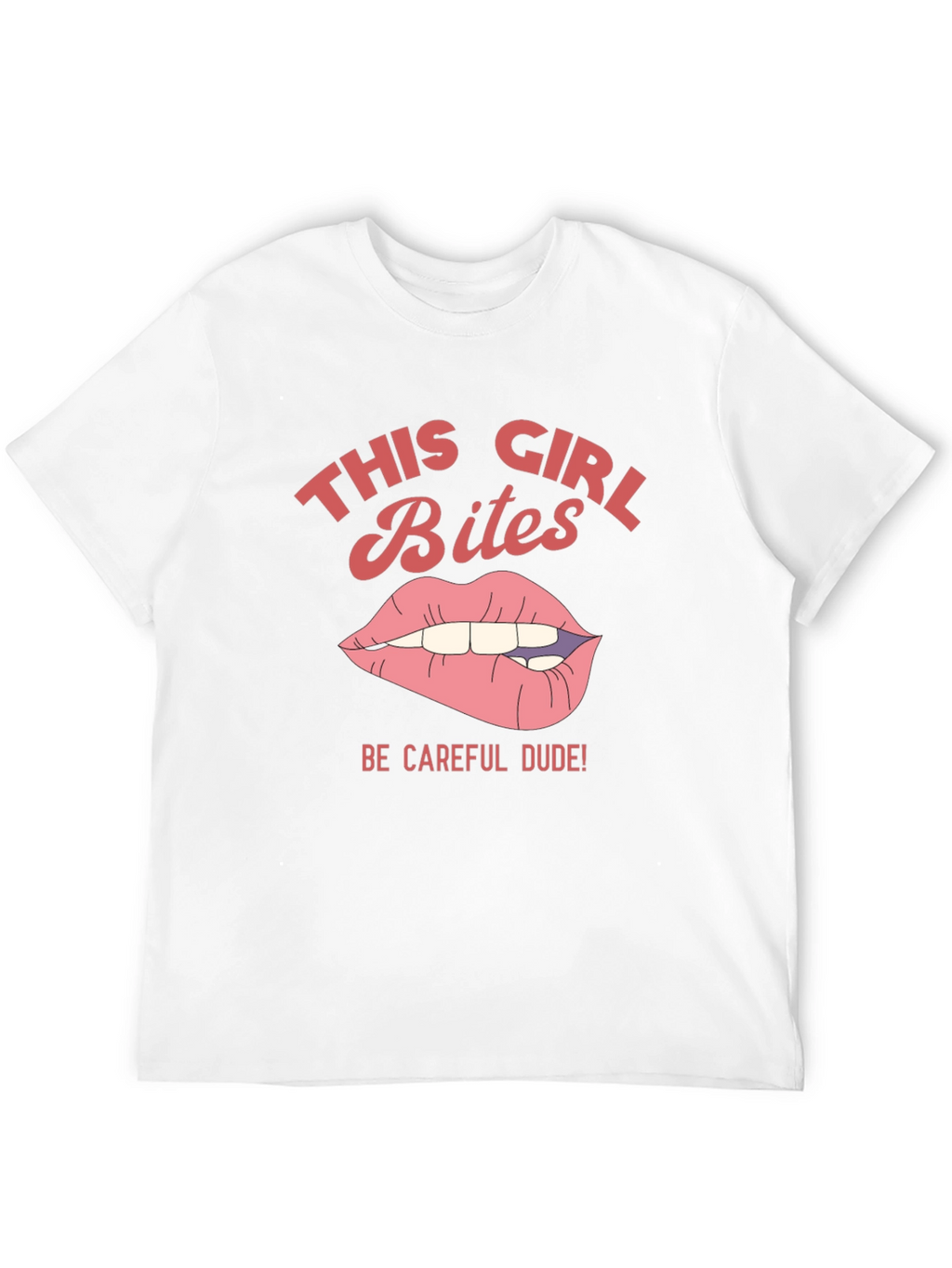 This Girl Bites Graphic T-Shirt - Caution Advised!