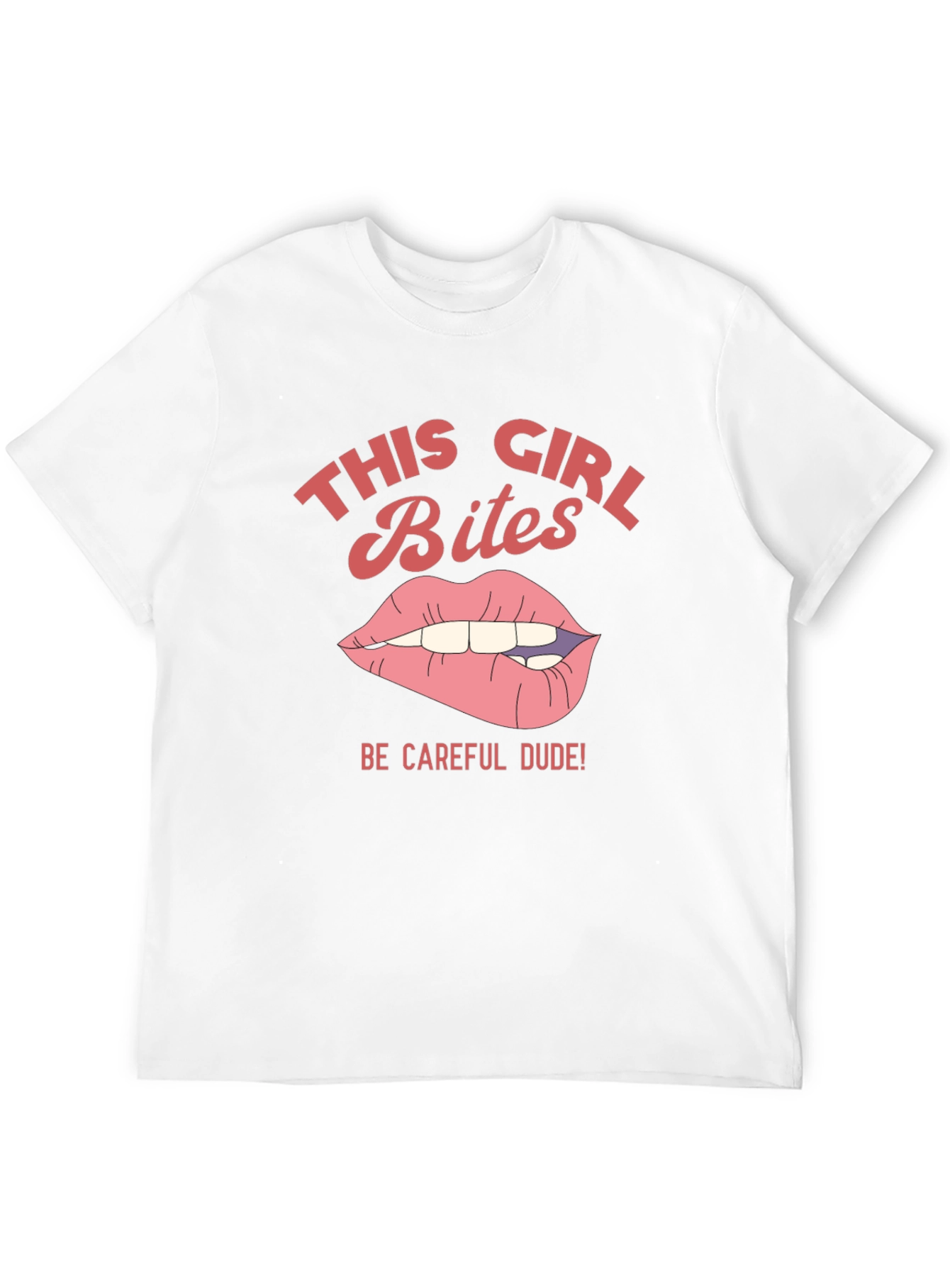 This Girl Bites Graphic T-Shirt - Caution Advised!