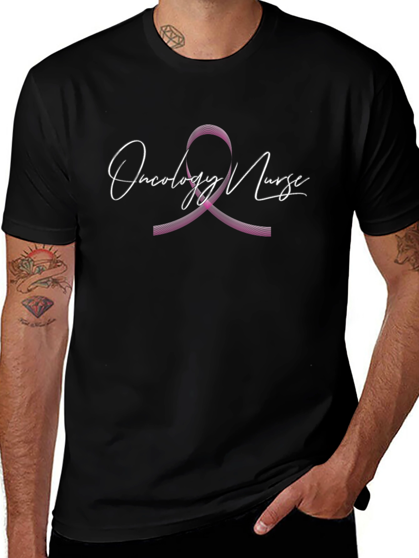 Oncology Nurse Ribbon T-Shirt