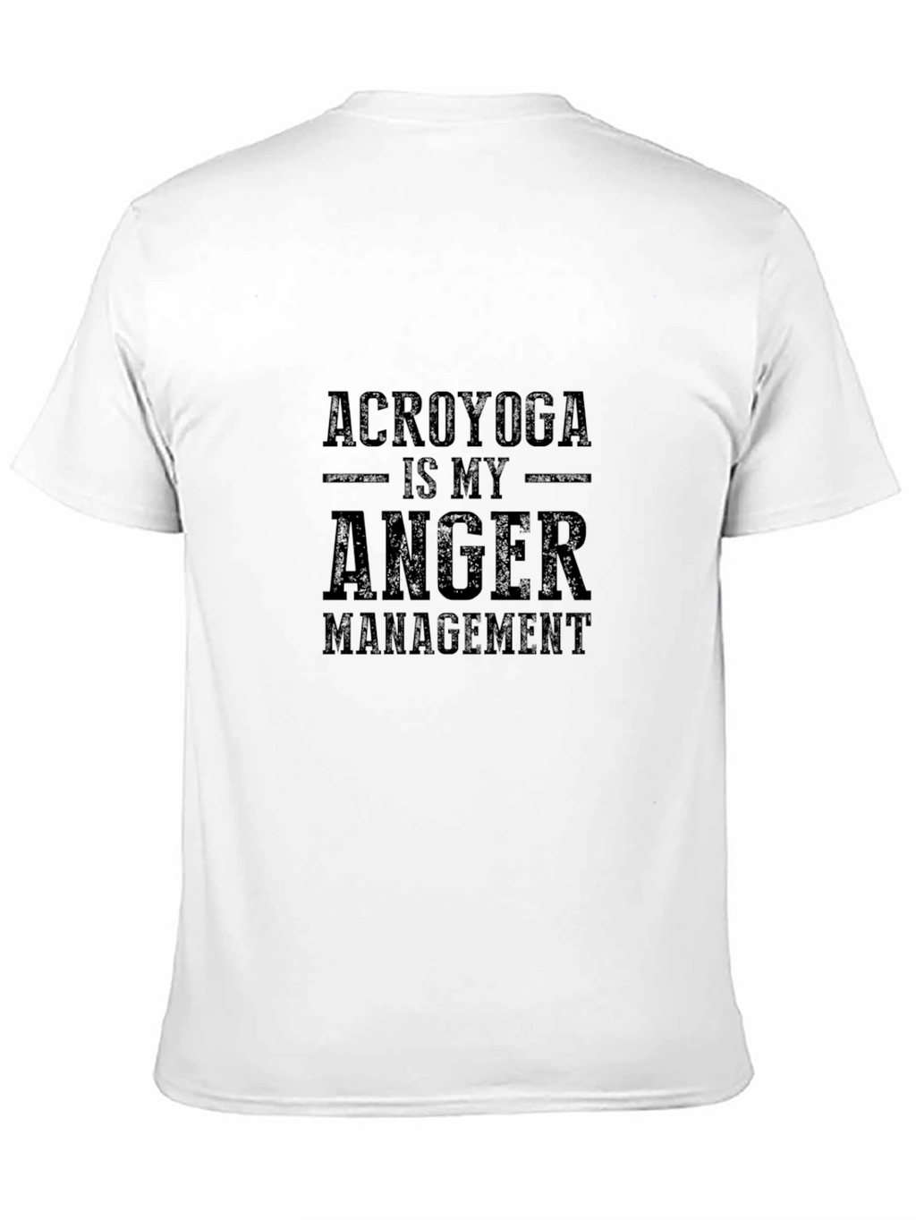 AcroYoga Anger Management Black T-Shirt
