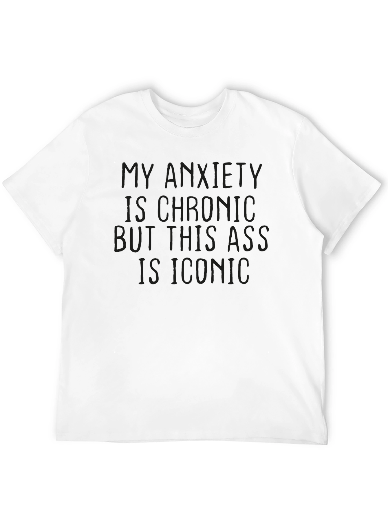 Anxiety Chronic Iconic Graphic T-Shirt