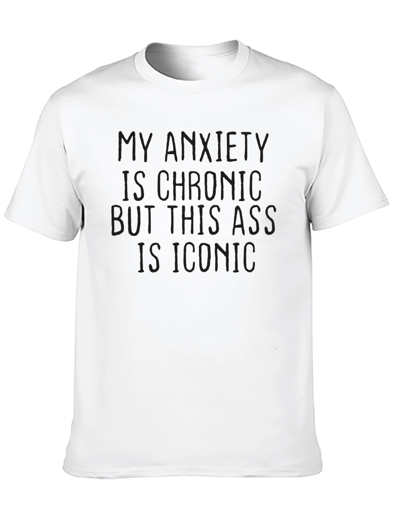 Anxiety Chronic Iconic Graphic T-Shirt
