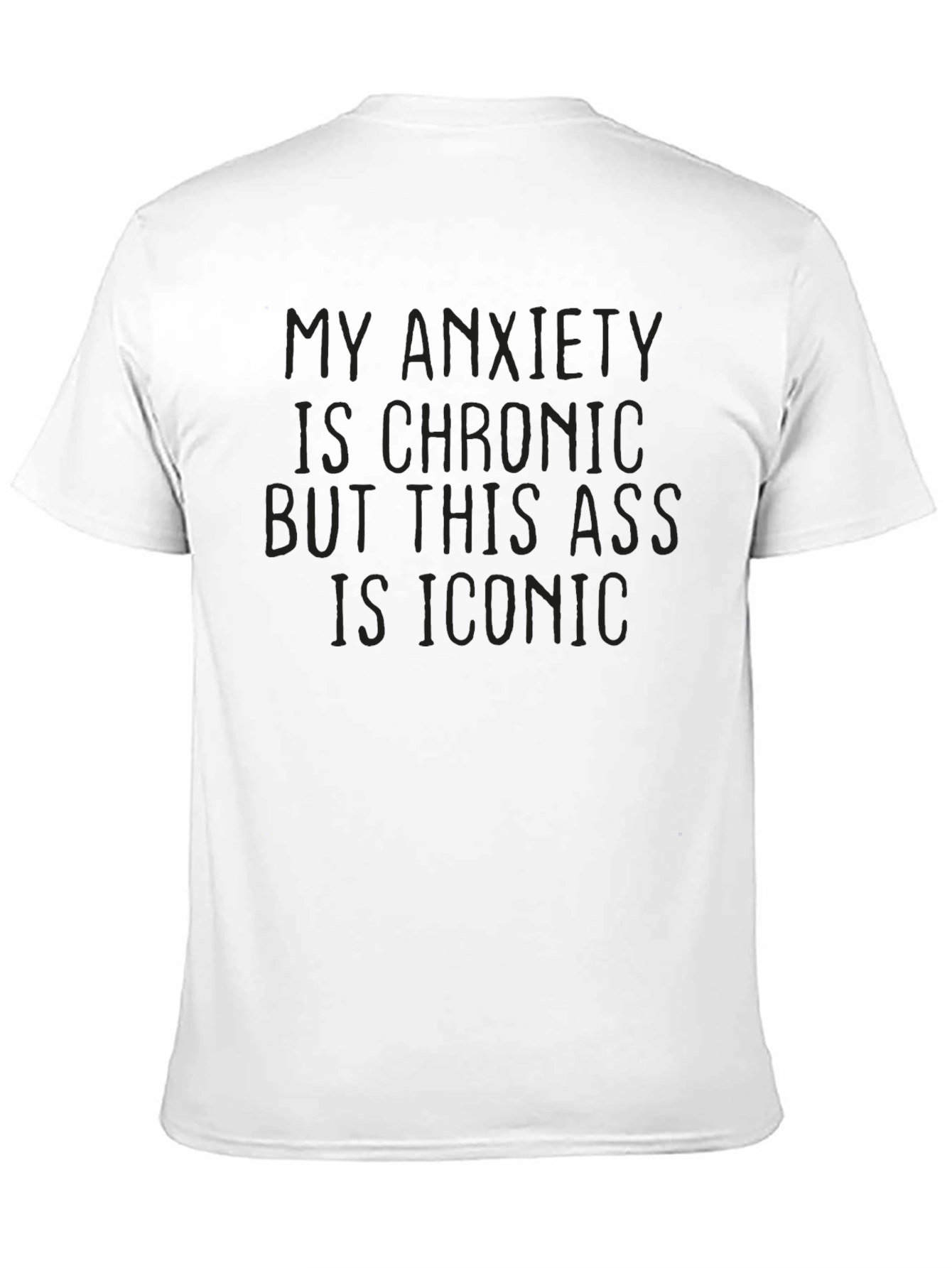 Anxiety Chronic Iconic Graphic T-Shirt