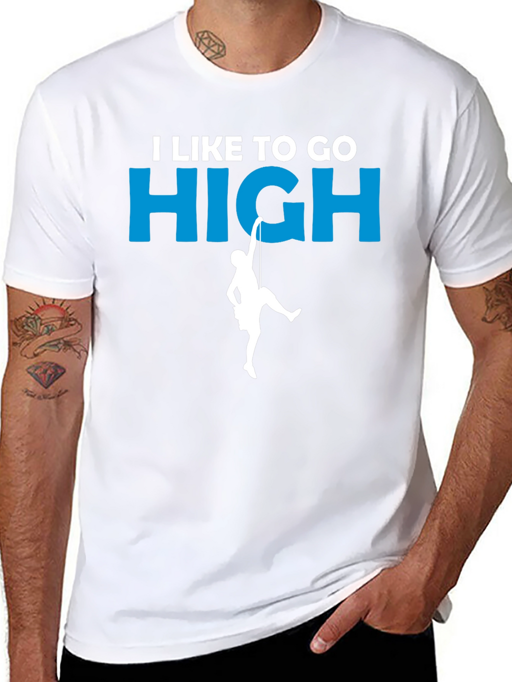 I Like to Go High Climbing T-Shirt