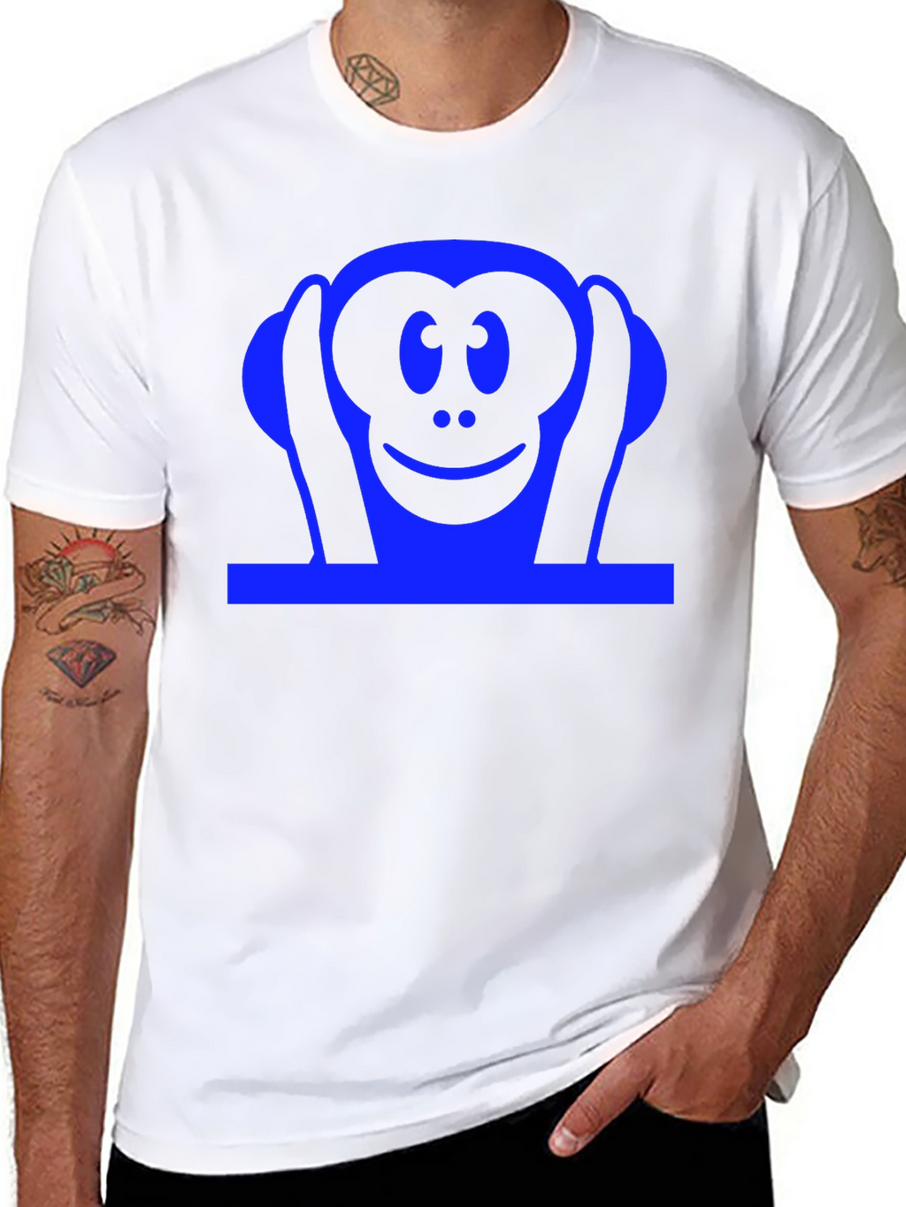 Hear No Evil Monkey Graphic Tee