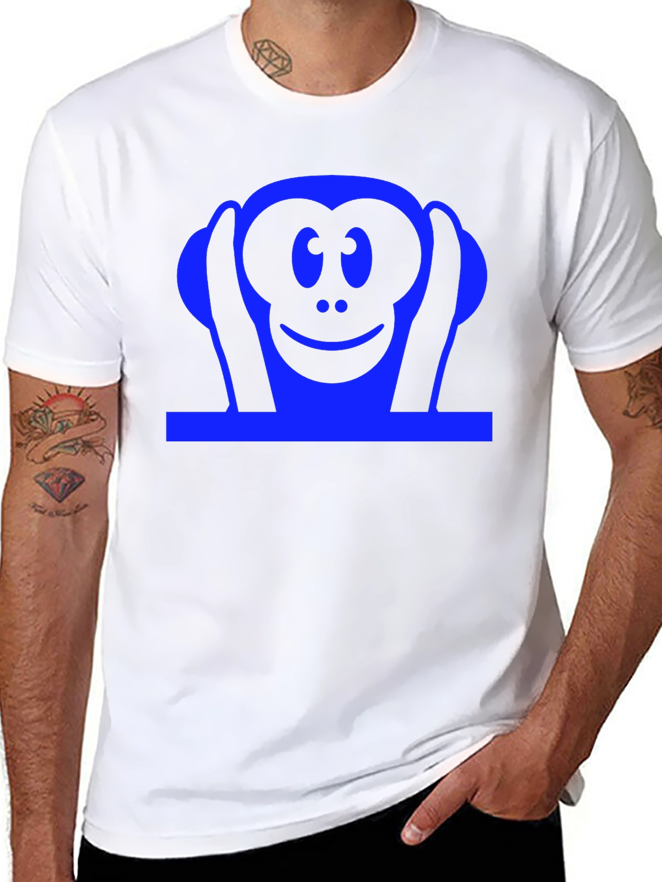 Hear No Evil Monkey Graphic Tee