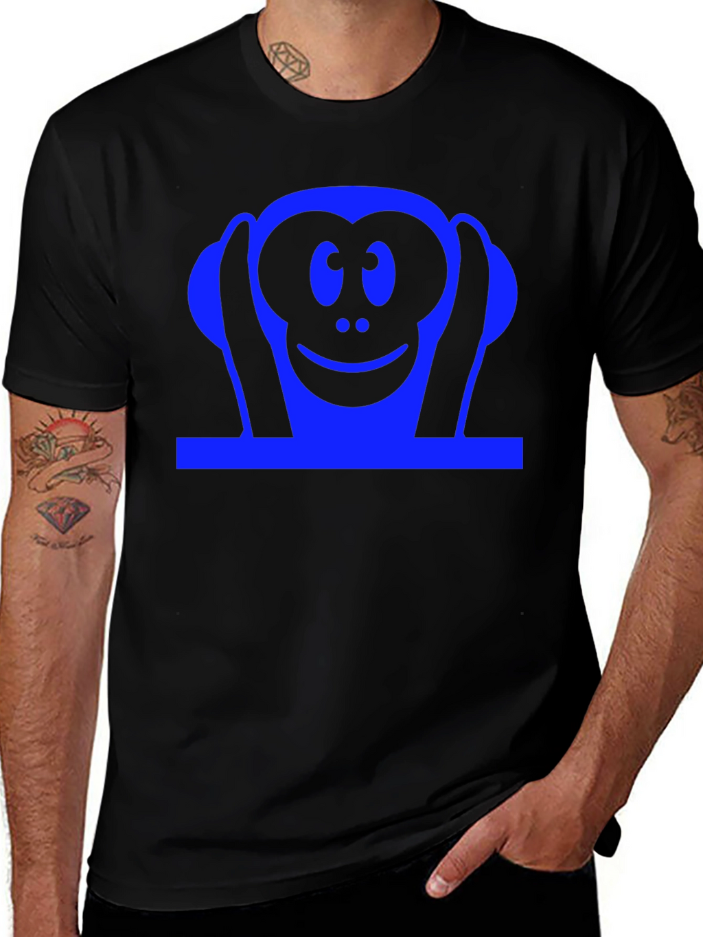Hear No Evil Monkey Graphic Tee