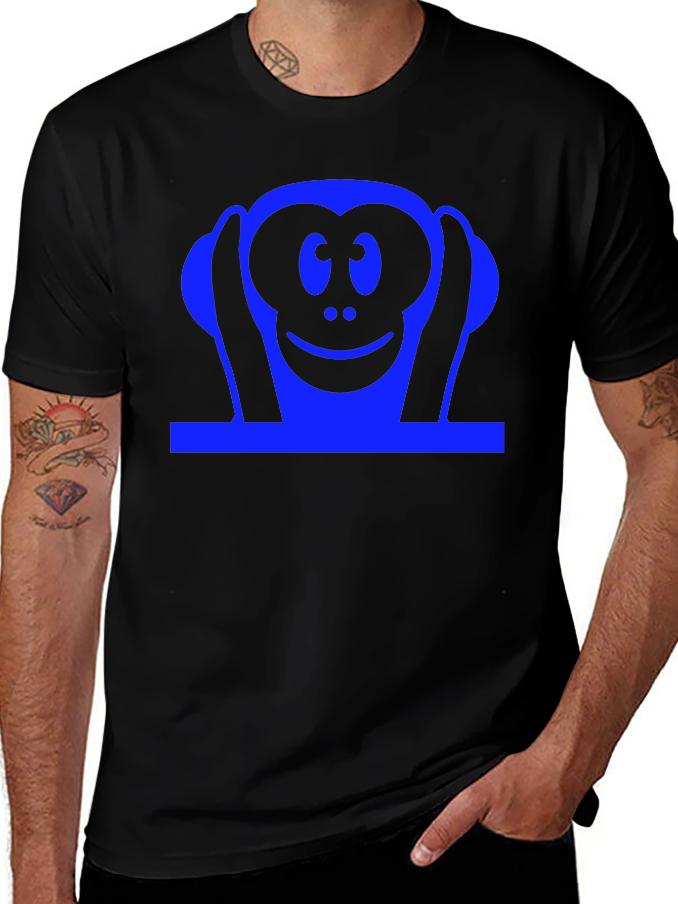 Hear No Evil Monkey Graphic Tee