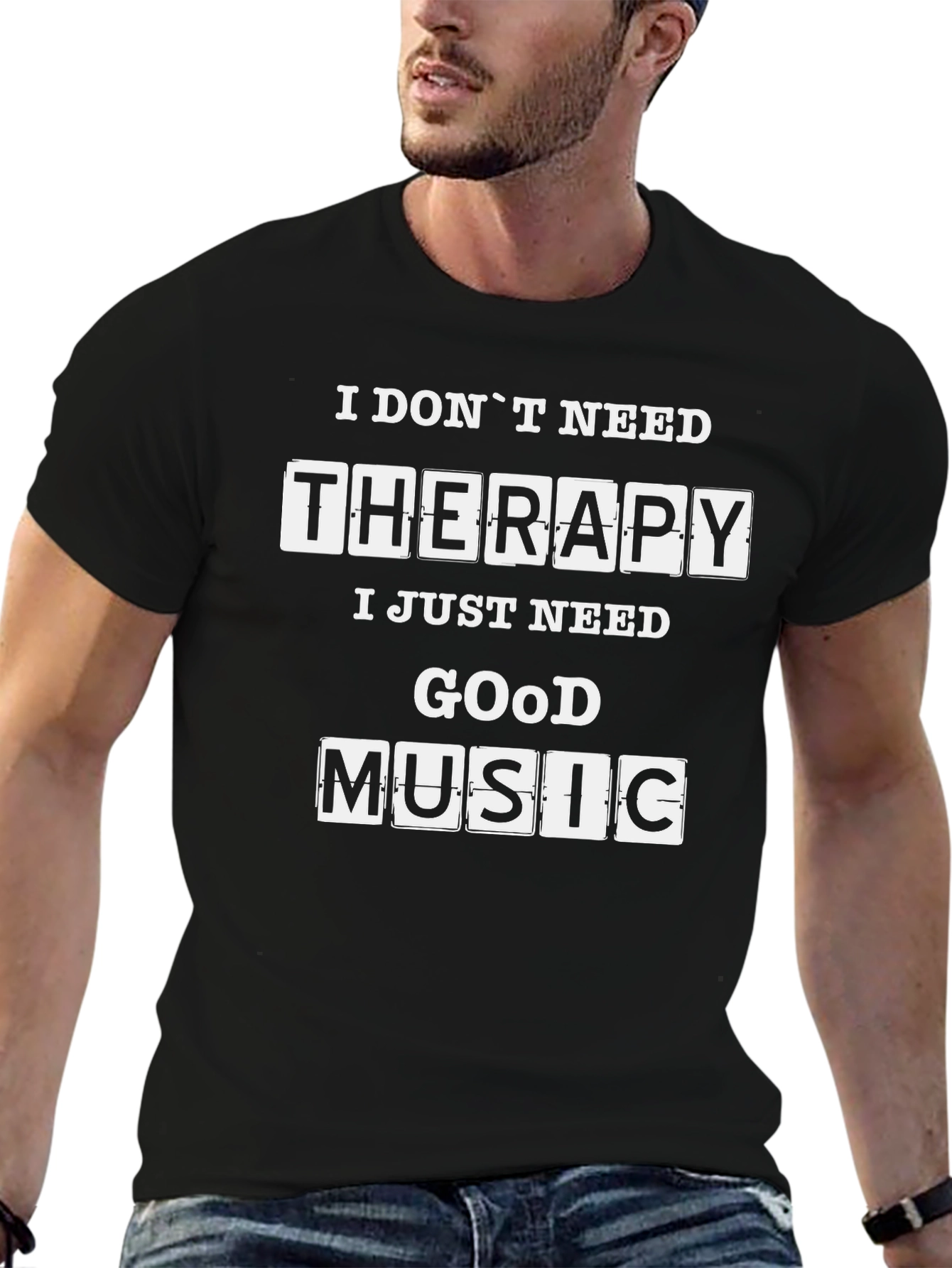 Music Therapy T-Shirt - Good Music is All You Need