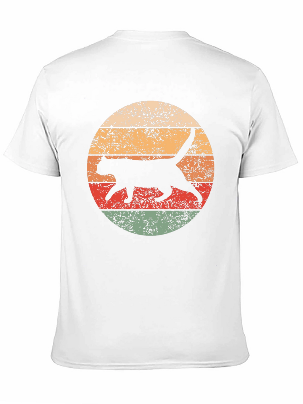 Retro Cat Graphic T-Shirt - Cool Feline Design
