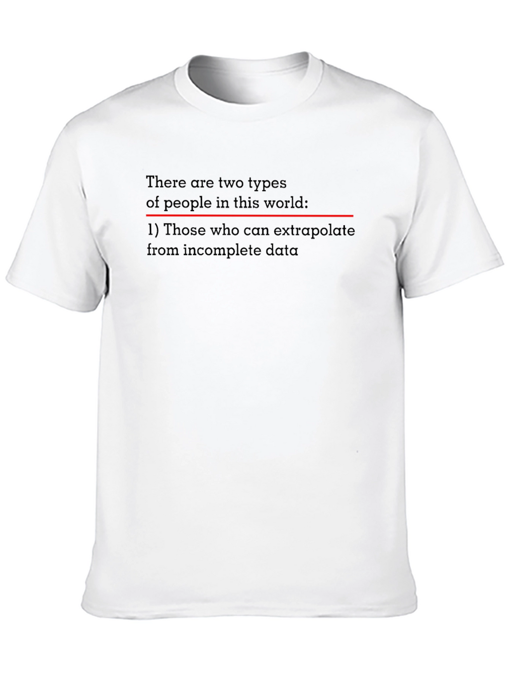 Extrapolate Humor T-Shirt - Black Novelty Tee
