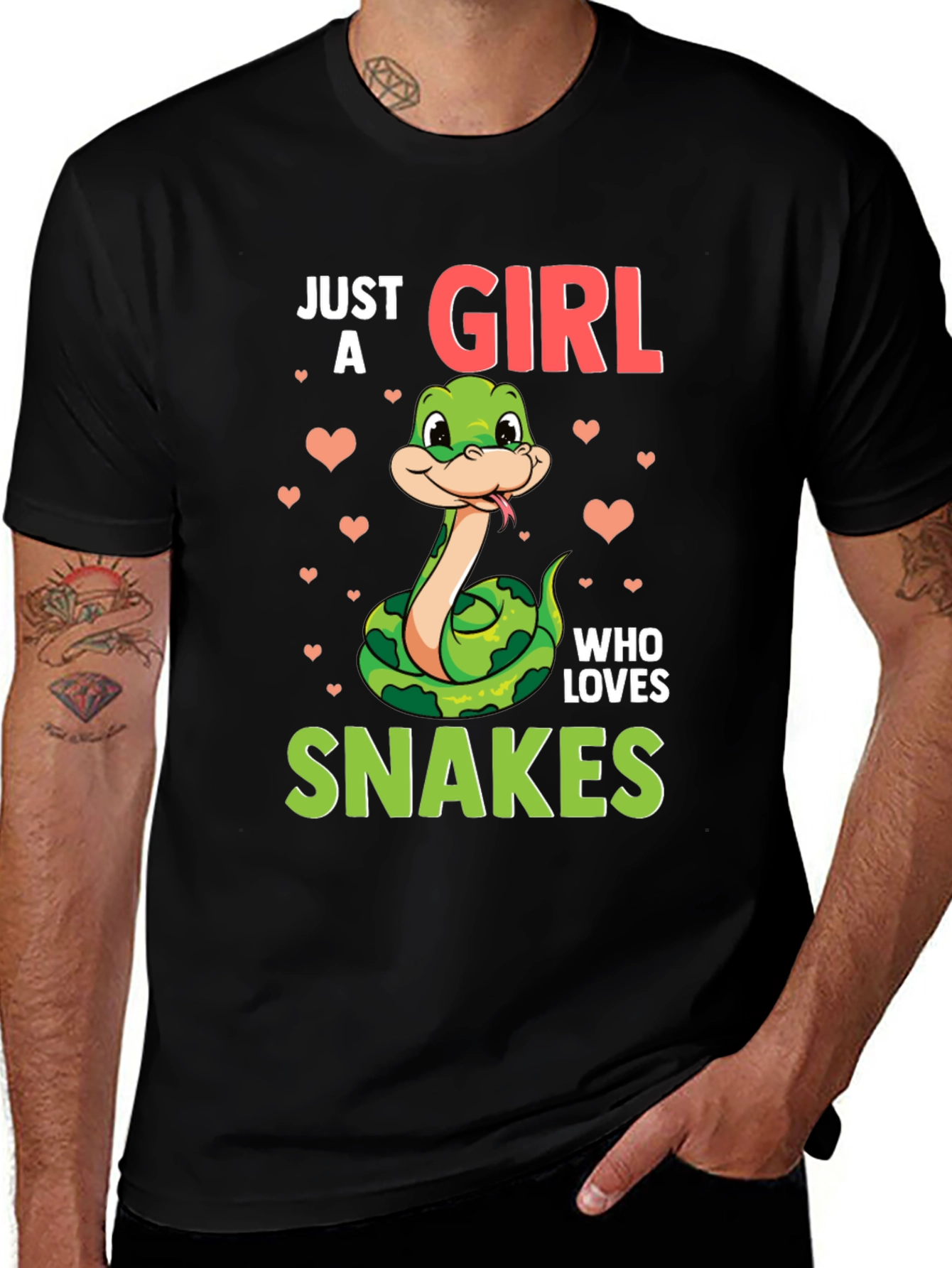 Just a Girl Who Loves Snakes T-Shirt