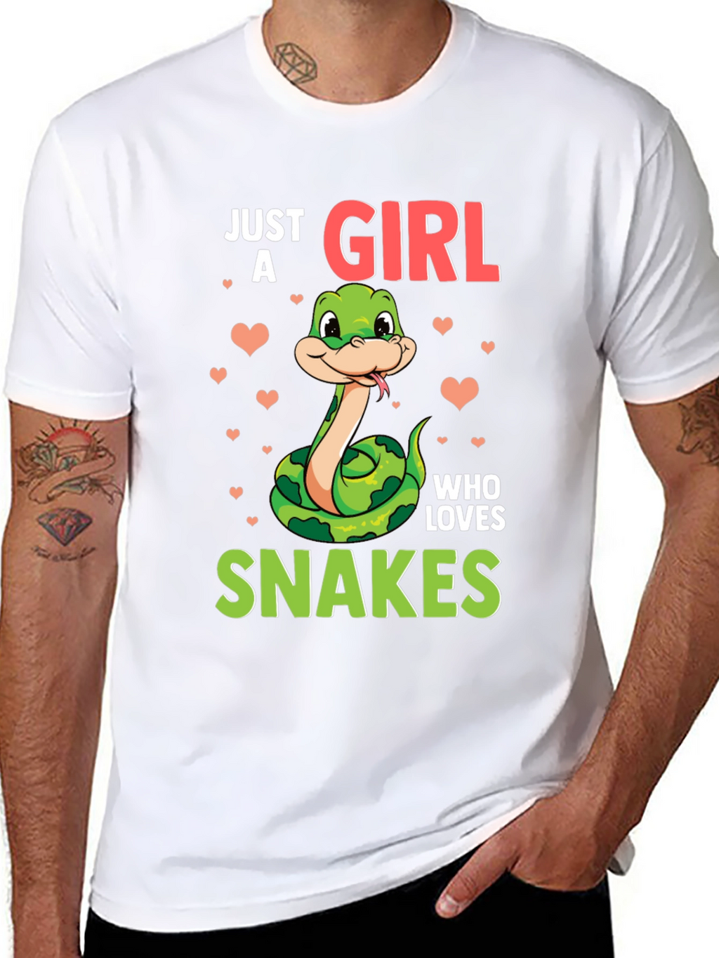 Just a Girl Who Loves Snakes T-Shirt