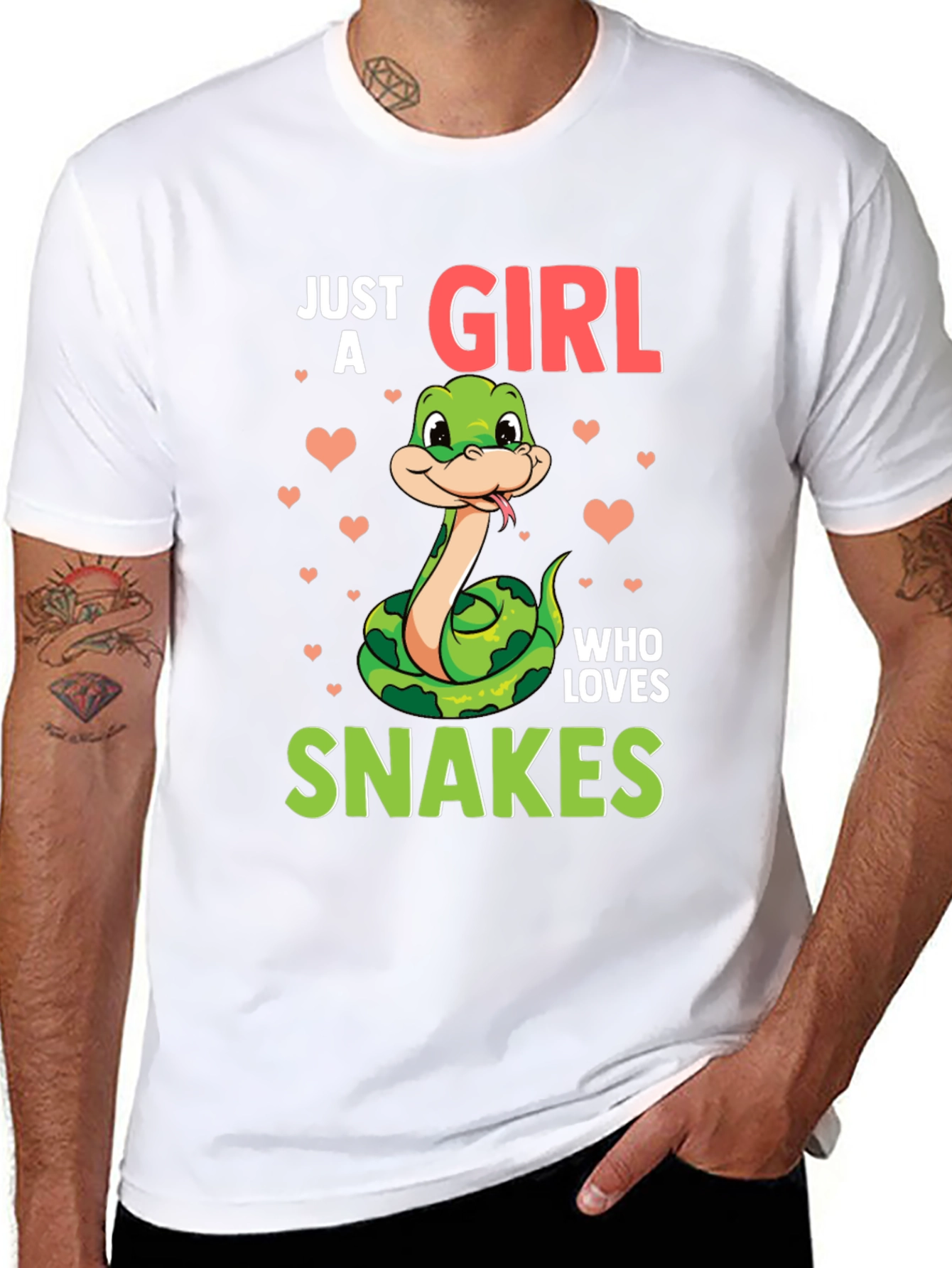 Just a Girl Who Loves Snakes T-Shirt