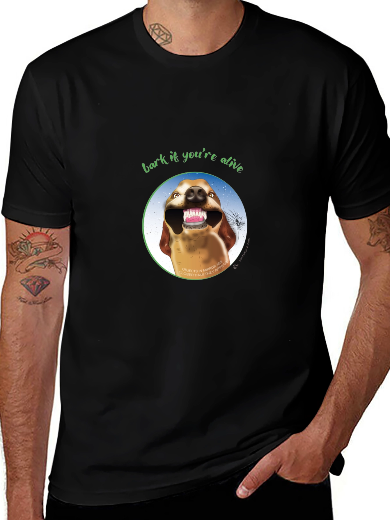 Bark If Youre Alive Graphic Tee