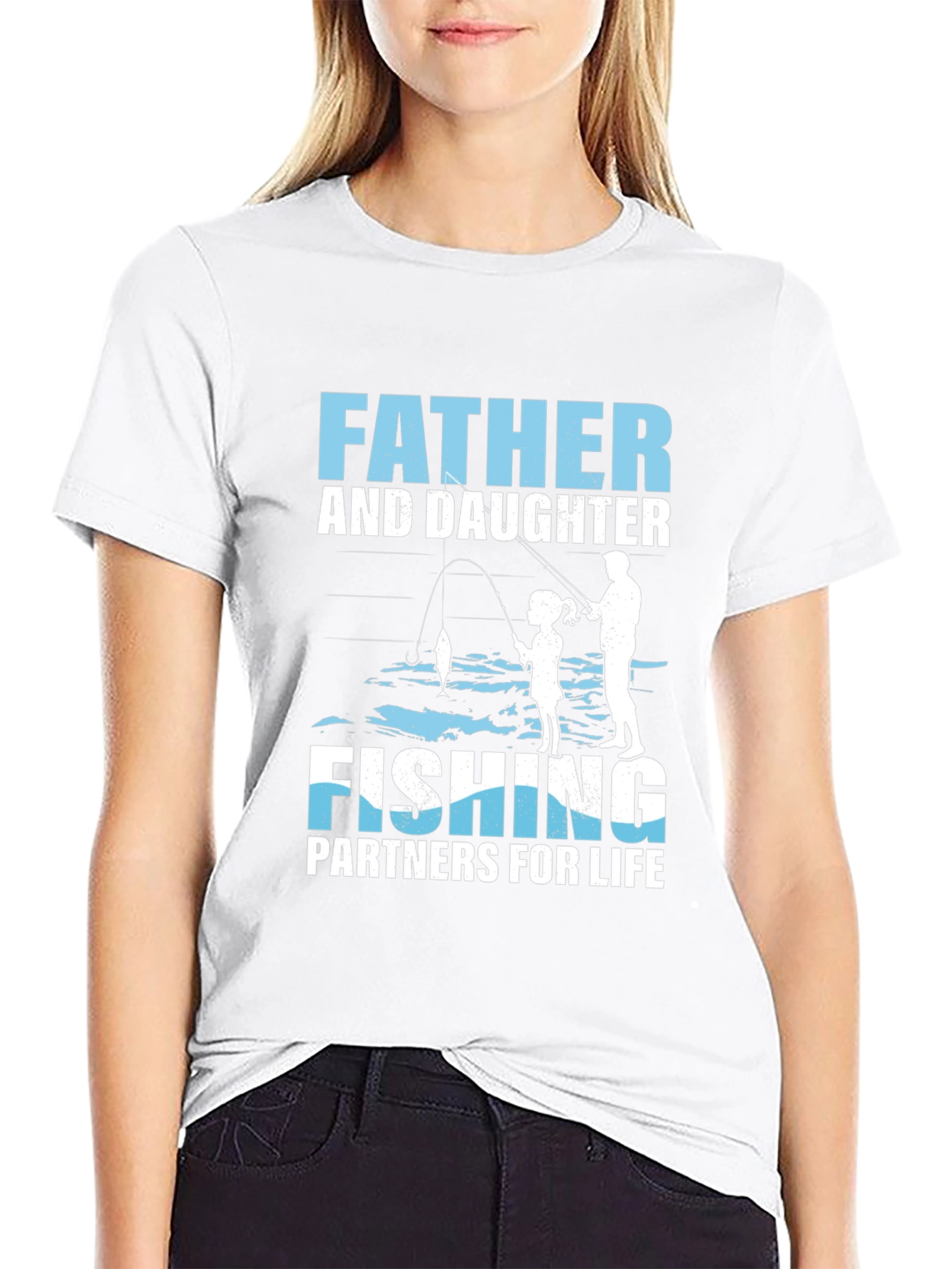 Father & Daughter Fishing Partners T-Shirt