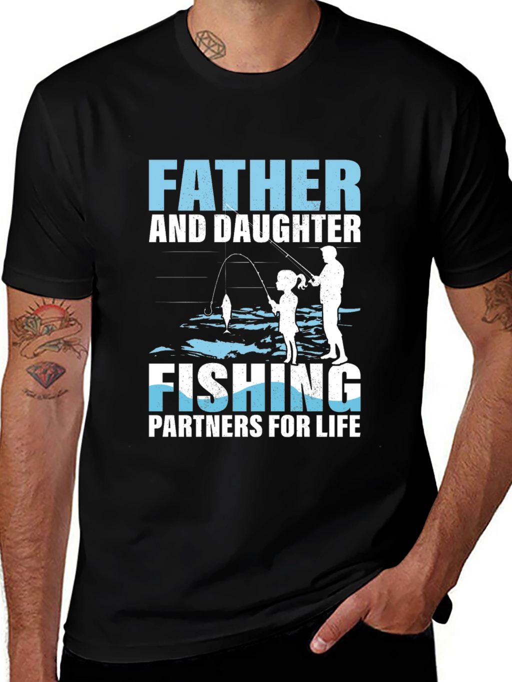 Father & Daughter Fishing Partners T-Shirt