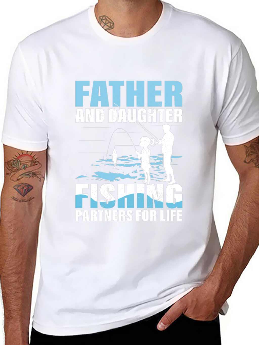 Father & Daughter Fishing Partners T-Shirt