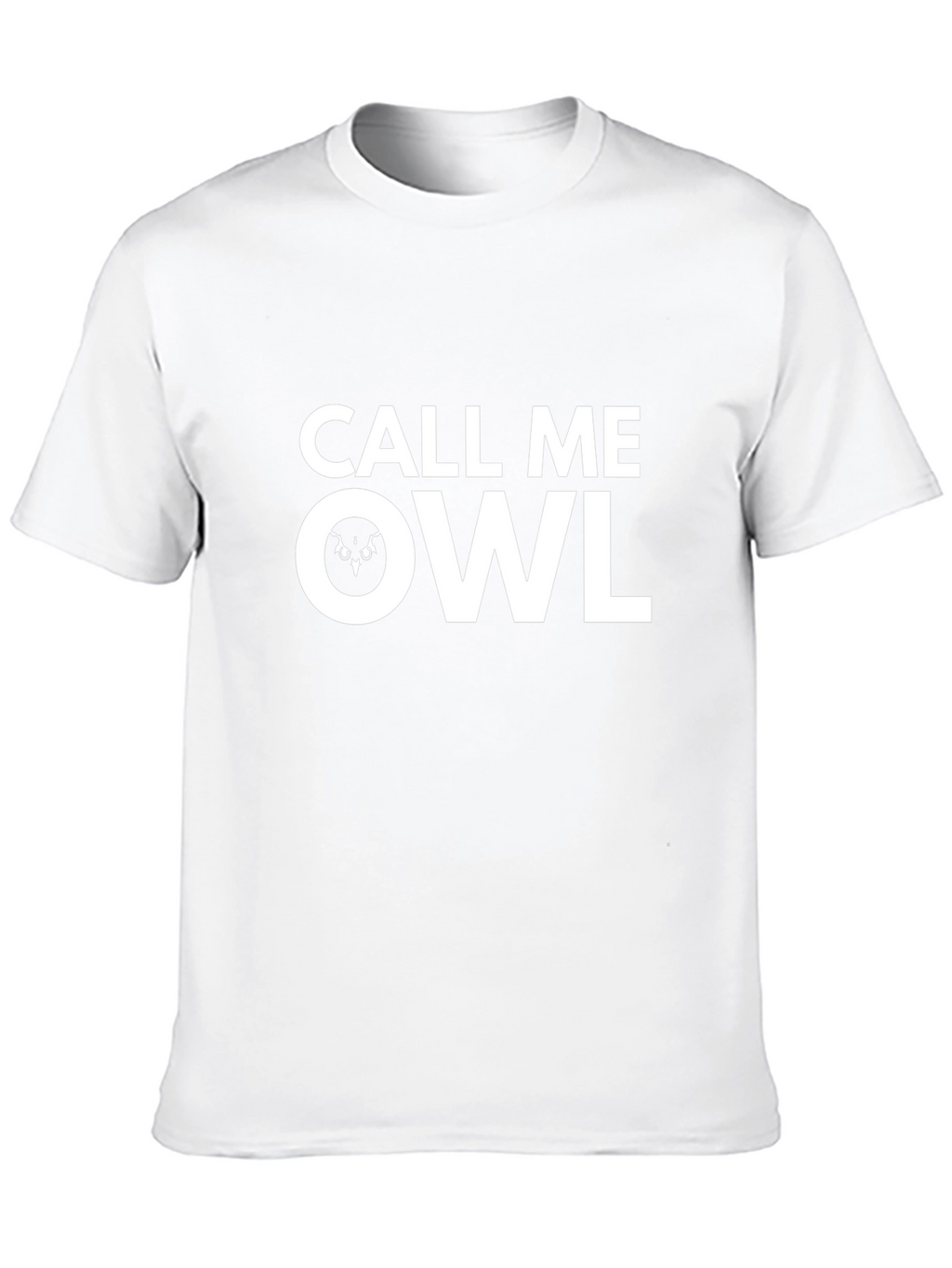 Call Me Owl Graphic T-Shirt - Black