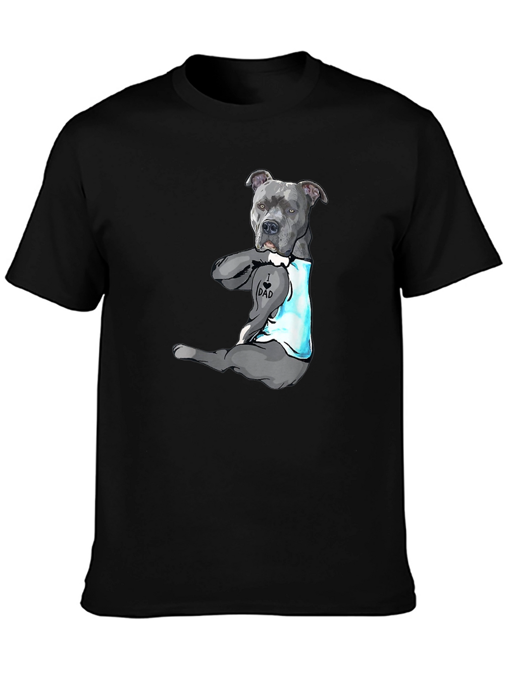 I Heart Dad Dog Graphic Tee