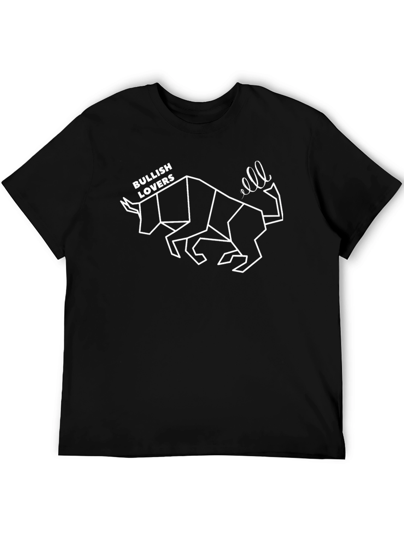 Bullish Lovers Graphic T-Shirt - Black