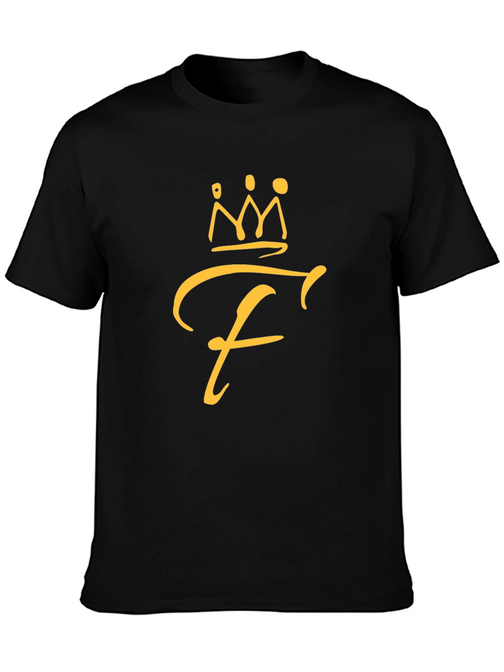 King Crown F Black T-Shirt