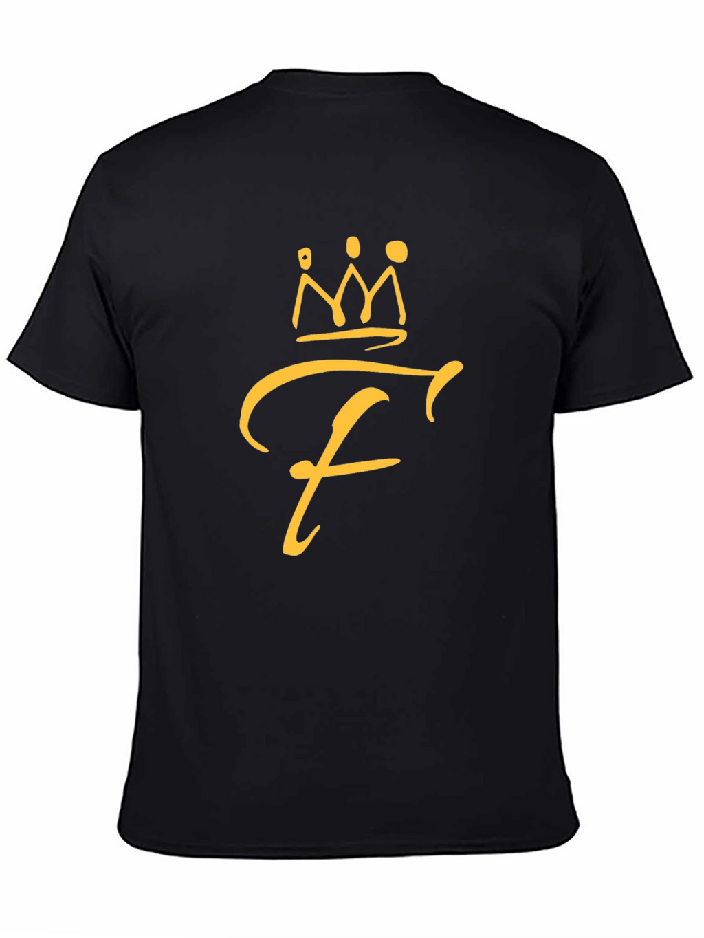 King Crown F Black T-Shirt