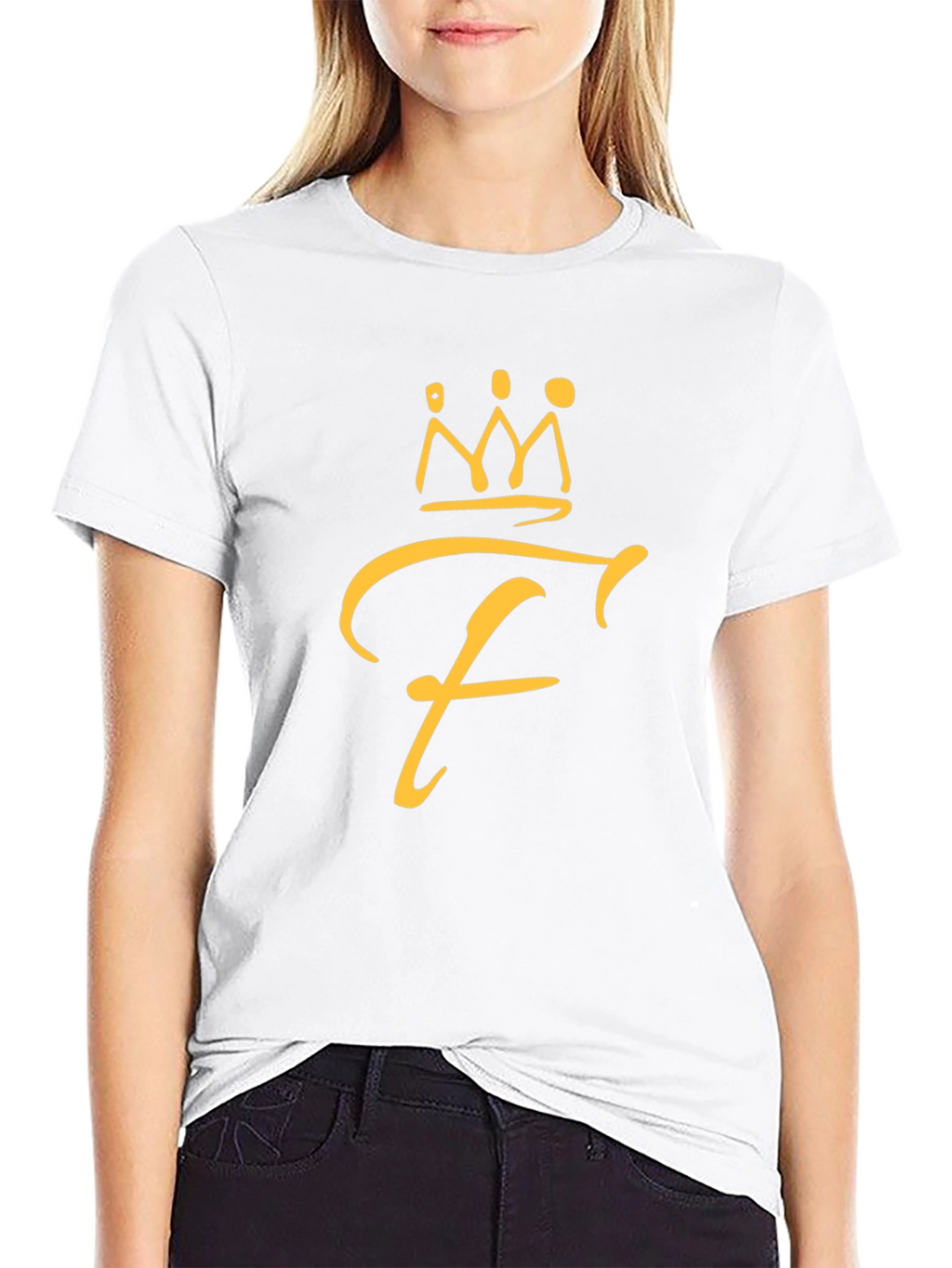 King Crown F Black T-Shirt
