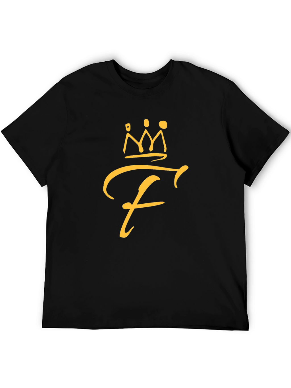 King Crown F Black T-Shirt