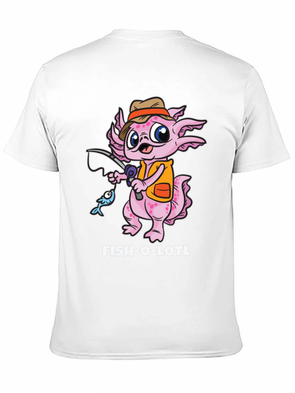 Fish-O-Lotl Graphic T-Shirt - Black