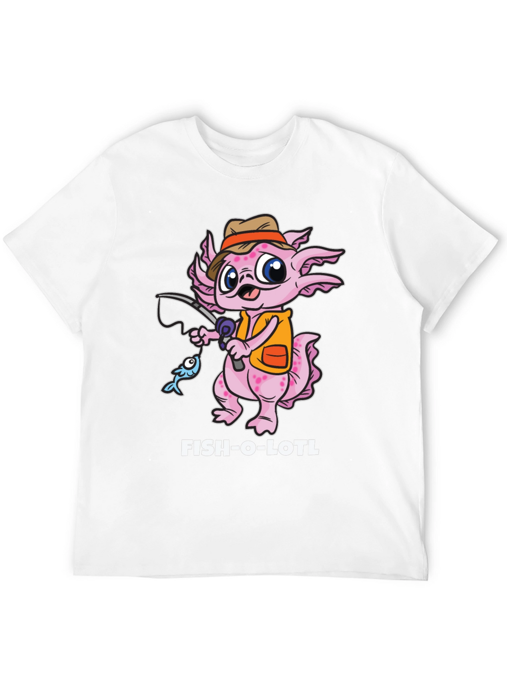 Fish-O-Lotl Graphic T-Shirt - Black