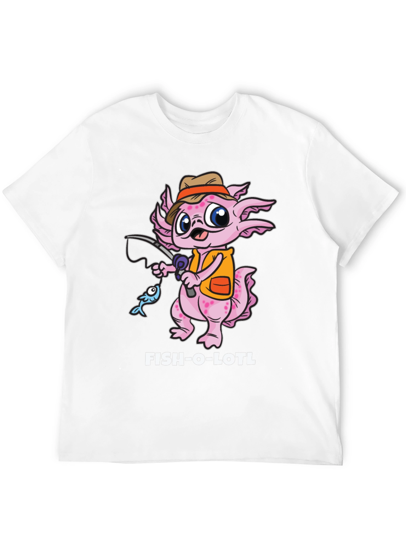 Fish-O-Lotl Graphic T-Shirt - Black