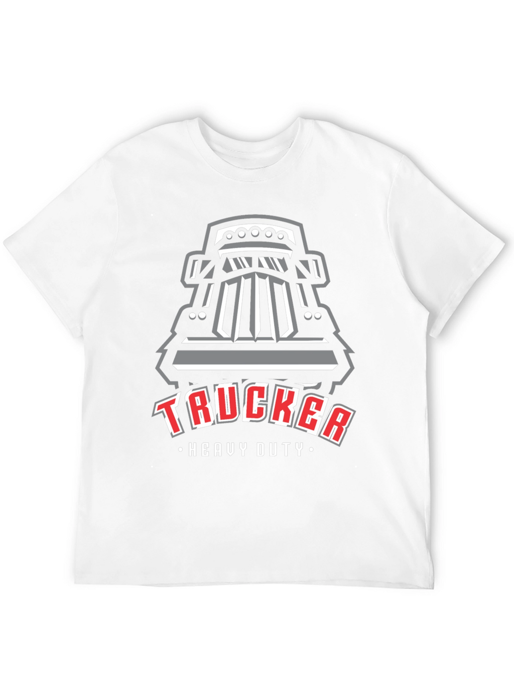 Trucker Heavy Duty Graphic T-Shirt - Black