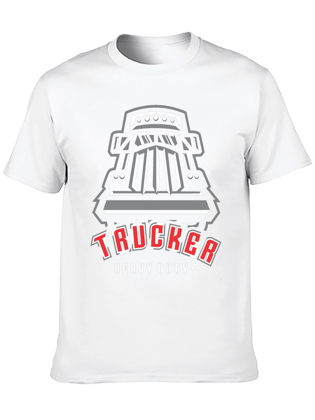 Trucker Heavy Duty Graphic T-Shirt - Black