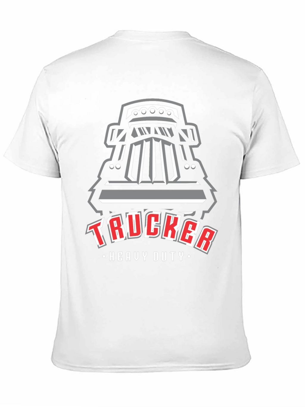 Trucker Heavy Duty Graphic T-Shirt - Black