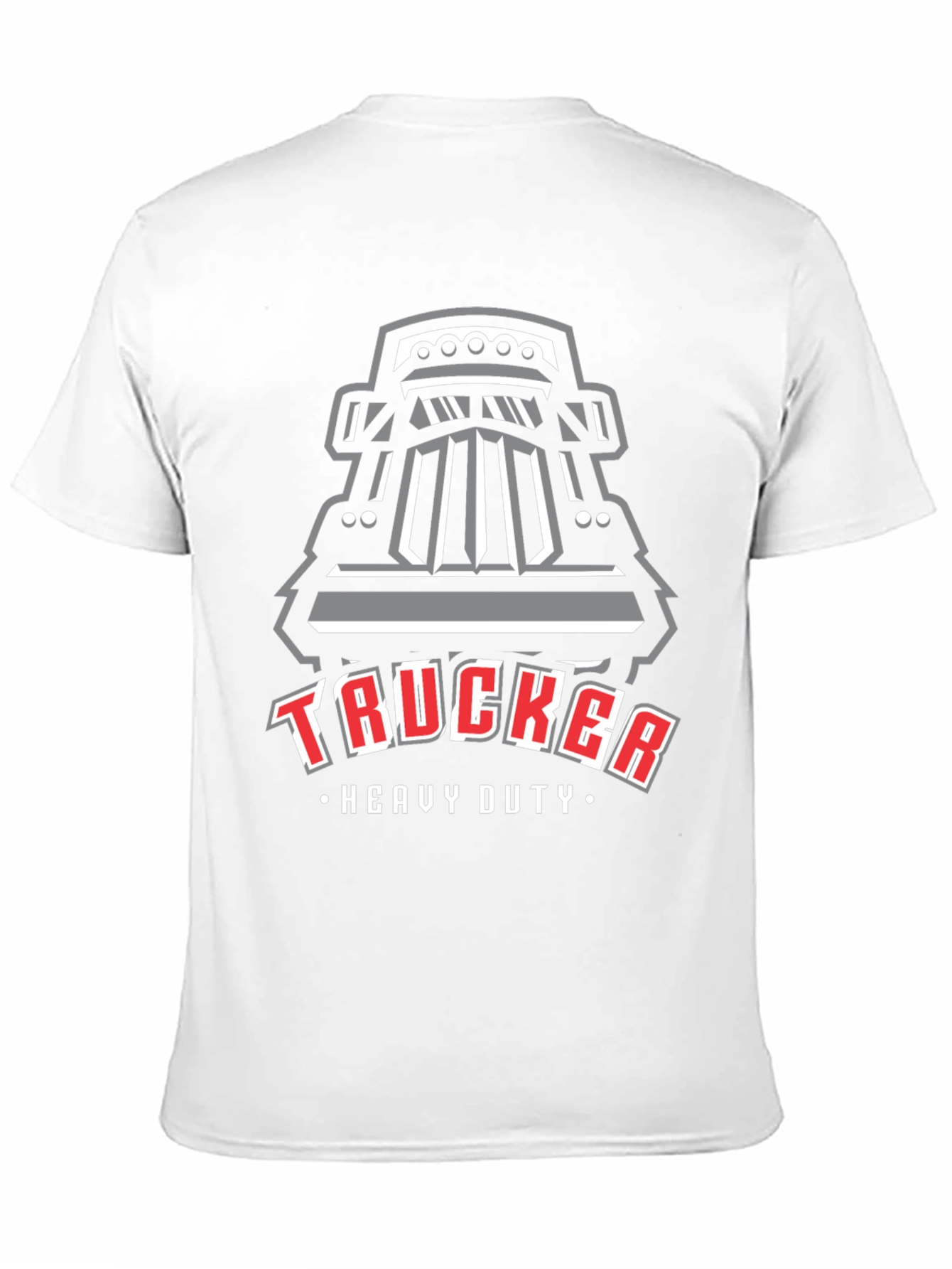 Trucker Heavy Duty Graphic T-Shirt - Black