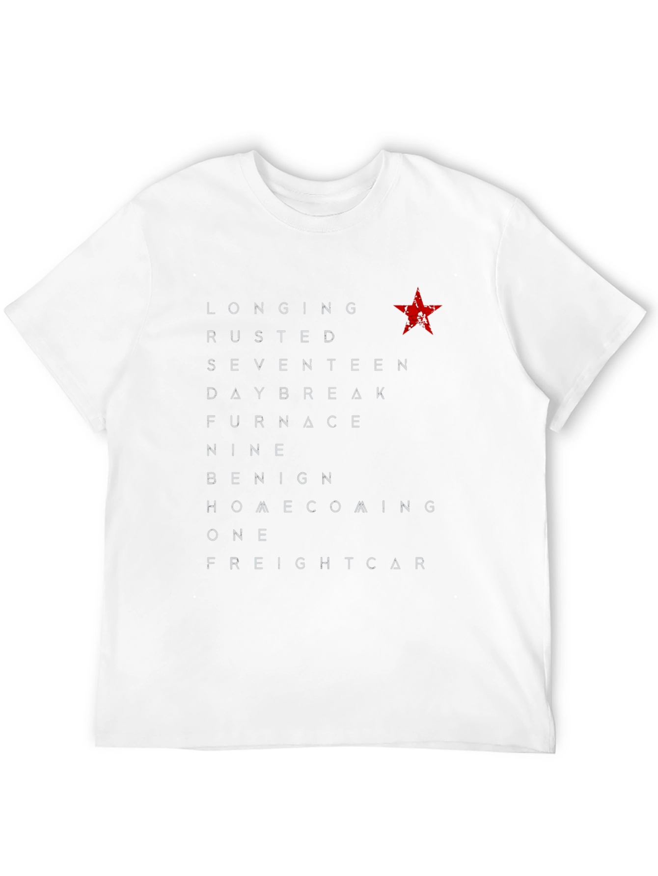 Longing Rusted T-Shirt - Winter Soldier Inspired